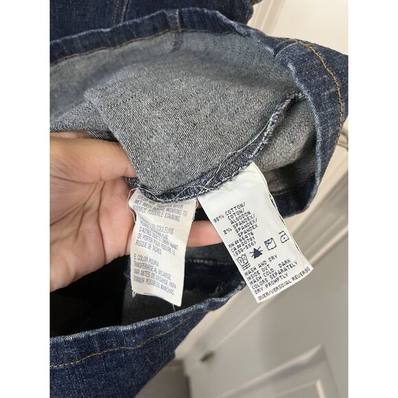 Vintage 90s Tommy Hilfiger Denim Mini Dress Size 6 - Picture 6 of 6